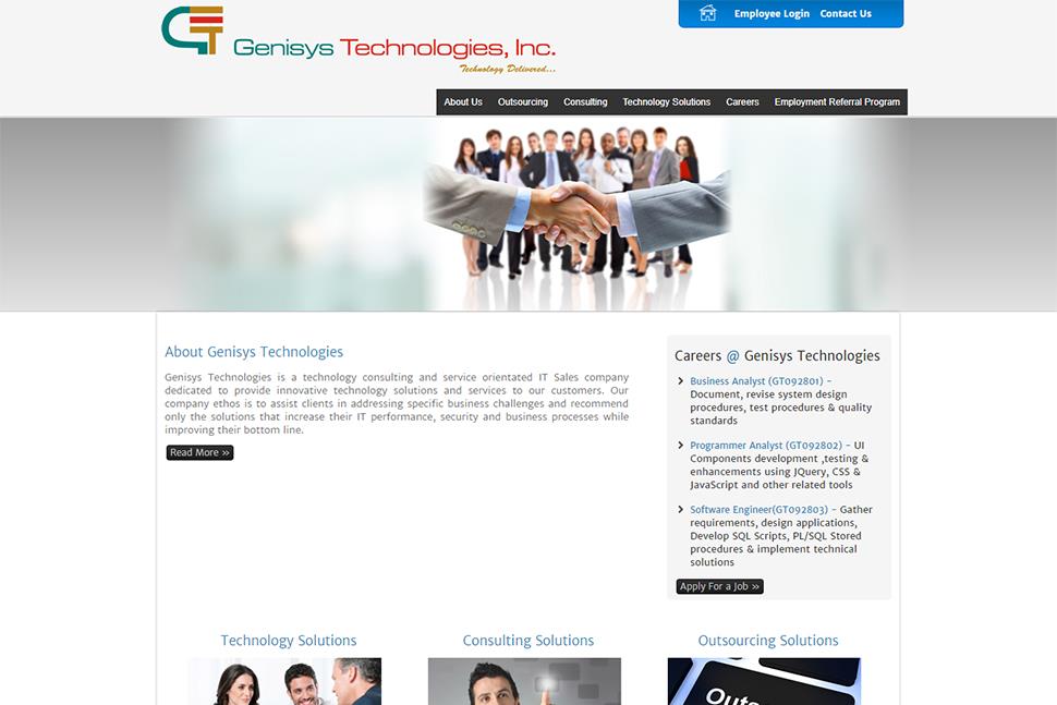 IT corporate company website design